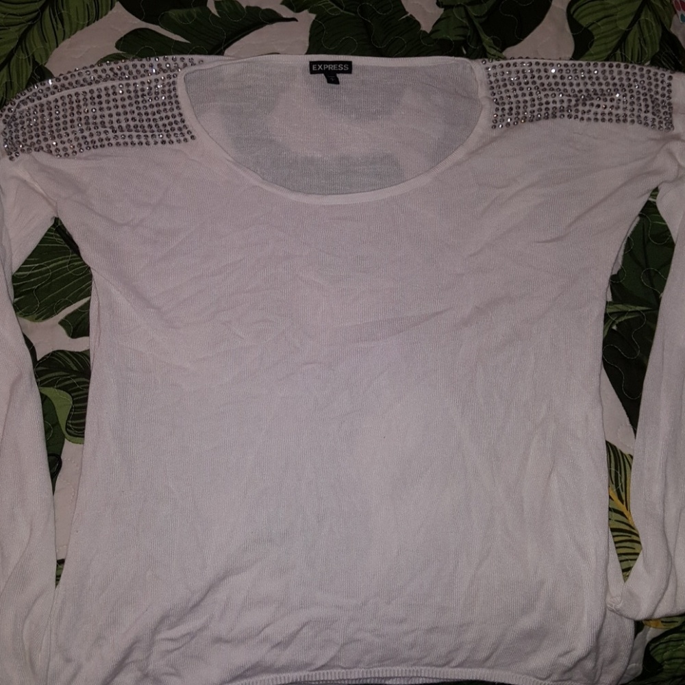 White express sweater with sequins